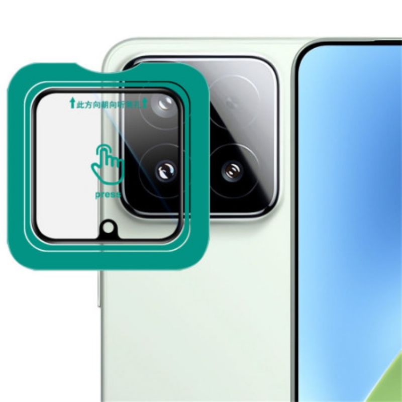 Ochranný Kryt Objektivu Z Tvrzeného Skla Pro Xiaomi 15 S Automatickým Polohováním Rámu