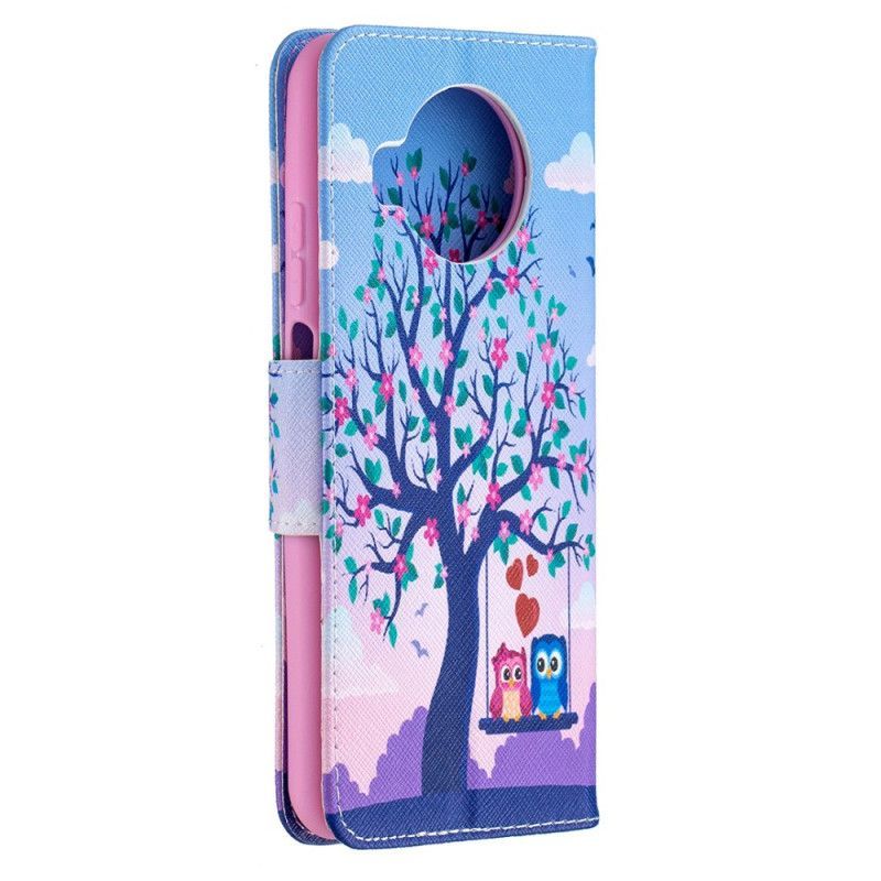Peněženková Pouzdra Na Xiaomi Mi 10t Lite 5g / Redmi Note 9 Pro 5g Sovy
