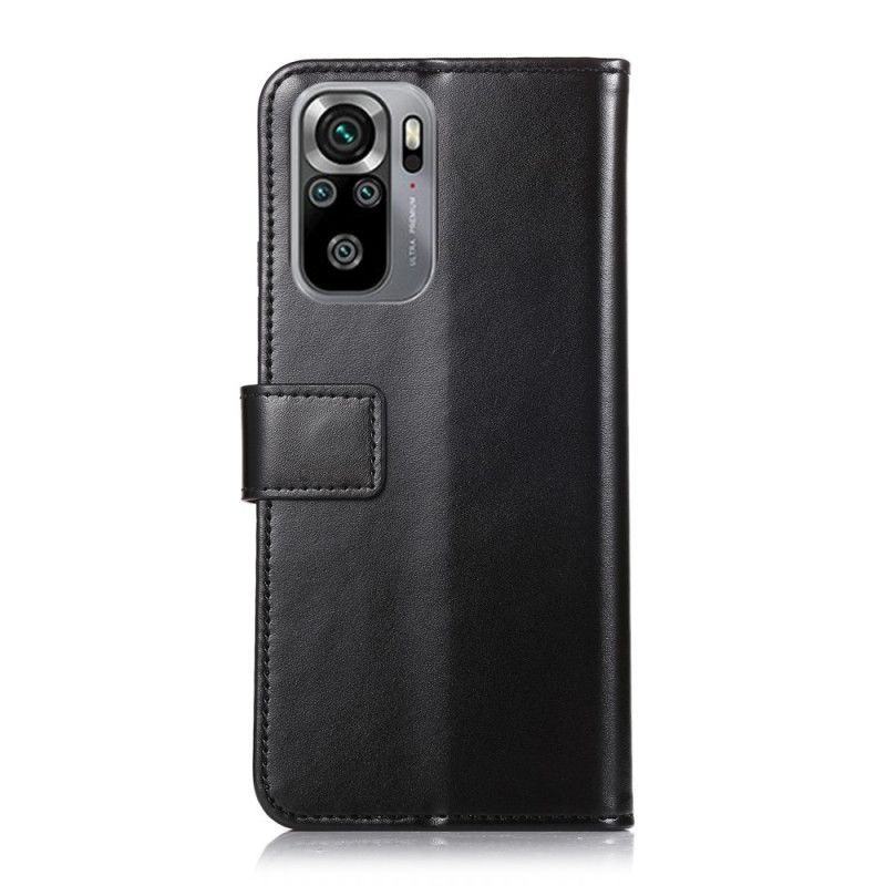 Peněženková Pouzdra Na Xiaomi Redmi Note 10 / Note 10s Efekt Tříbarevné Kůže