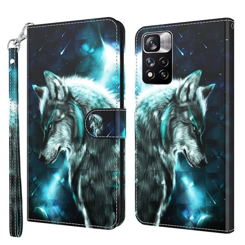 Peněženková Pouzdra Na Xiaomi Redmi Note 11 Pro / Note 11 Pro Plus Majestátní Vlk