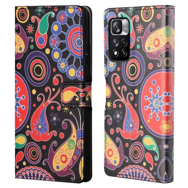 Peněženková Pouzdra Na Xiaomi Redmi Note 11 Pro / Note 11 Pro Plus Návrh Galaxie