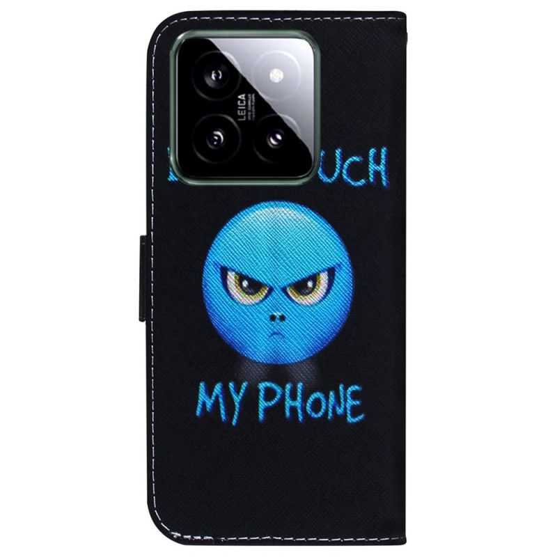 Peněženková Pouzdra Xiaomi 14 Kryty Na Mobil Telefon Emoji