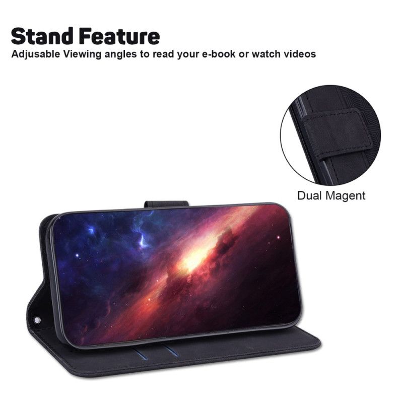 Peněženková Pouzdra Xiaomi 14 Páskový Tkaný Vzor