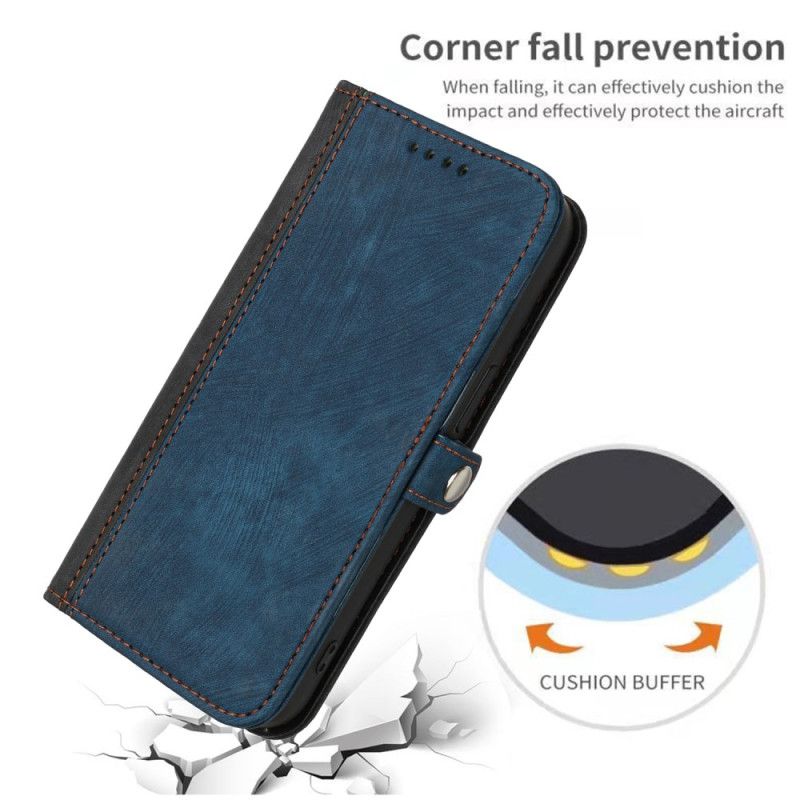 Peněženková Pouzdra Xiaomi 14 Pro Kryty Na Mobil Dvoubarevné S Páskem