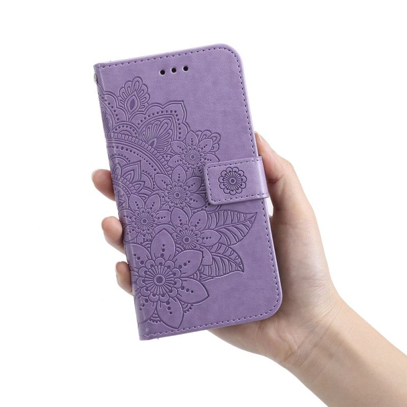 Peněženková Pouzdra Xiaomi 14 Pro Kryty Na Mobil Květinový Vzor S Páskem