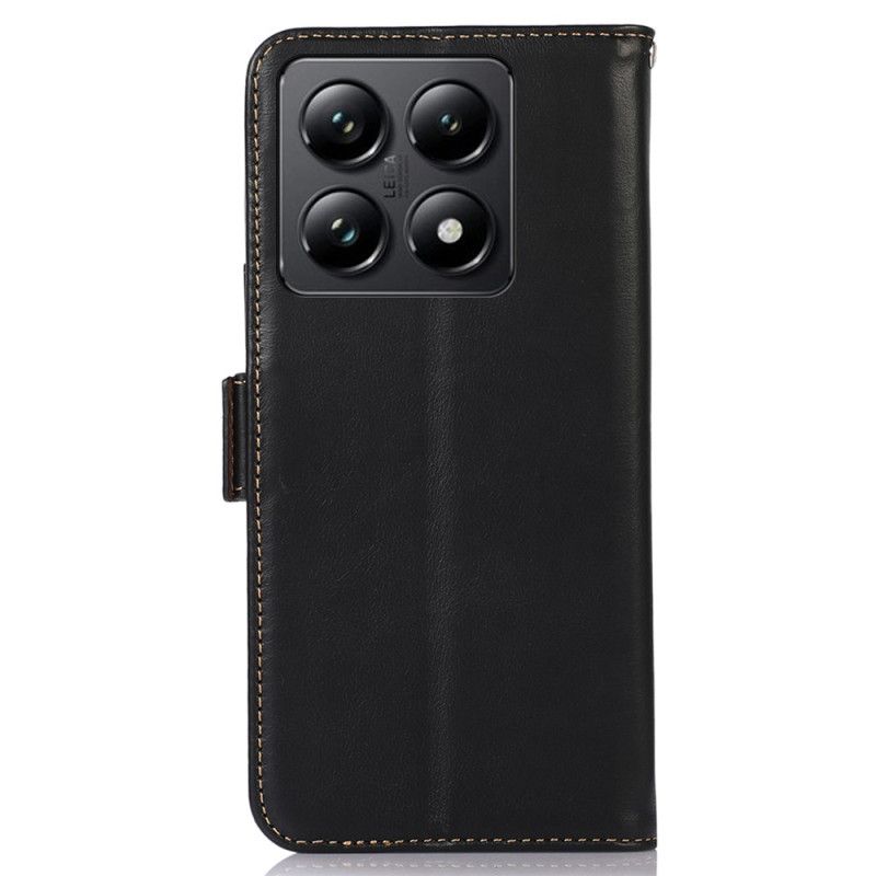 Peněženková Pouzdra Xiaomi 14t Kůže S Rfid Ochranou