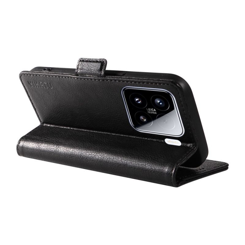 Peněženková Pouzdra Xiaomi 15 Kryty Na Mobil Yikatu Retro Efekt