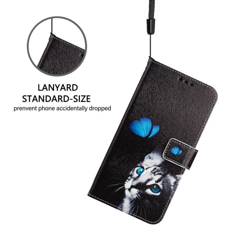 Peněženková Pouzdra Xiaomi 15 Motýl A Kočka