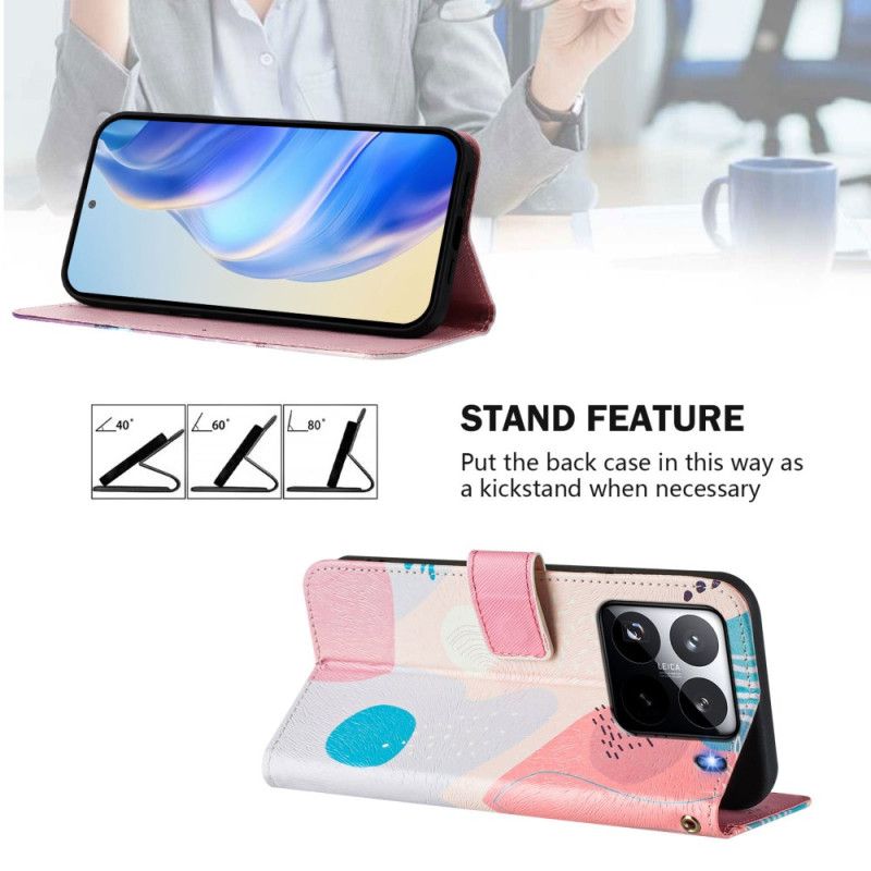 Peněženková Pouzdra Xiaomi 15 Pro Graffiti Vzor