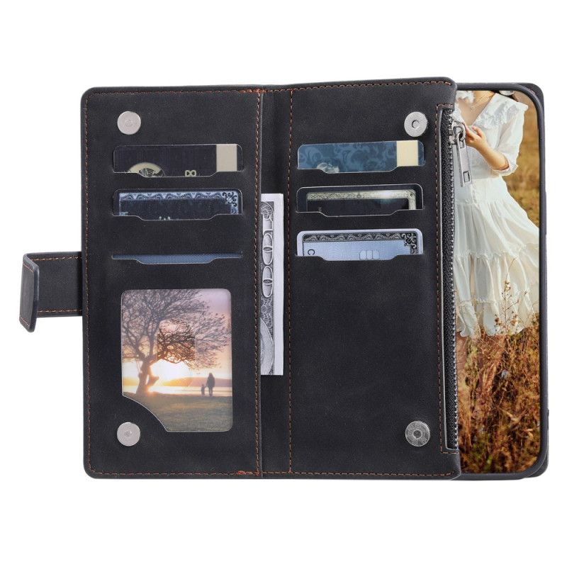 Peněženková Pouzdra Xiaomi 15 Pro Kryty Na Mobil Multifunkční Prošívaná Peněženka