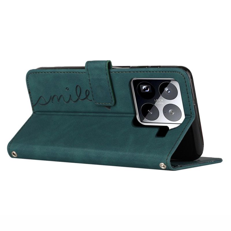 Peněženková Pouzdra Xiaomi 15 Pro Kryty Na Mobil Úsměv