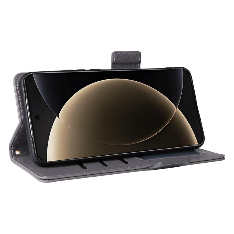 Peněženková Pouzdra Xiaomi 15 Ultra Kryty Na Mobil Texturovaný Design Popruhu