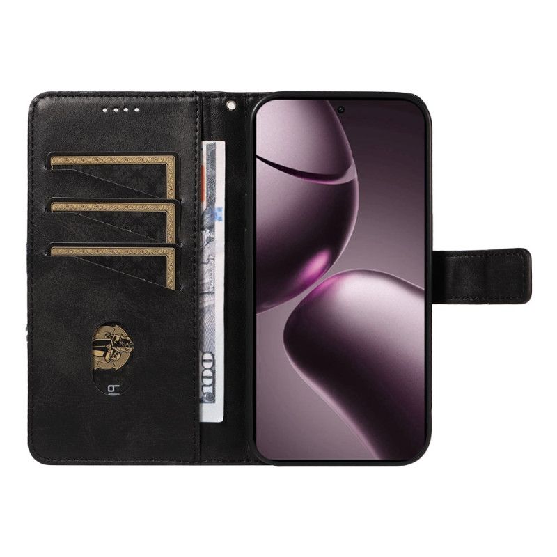 Peněženková Pouzdra Xiaomi 15t Dvoubarevný A Linkovaný