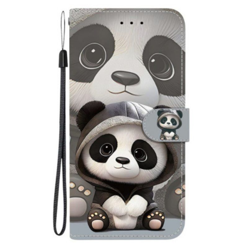 Peněženková Pouzdra Xiaomi 15t Kryty Na Mobil Roztomilá Panda