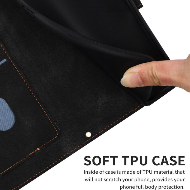 Peněženková Pouzdra Xiaomi 15t Květinový Design S Popruhem