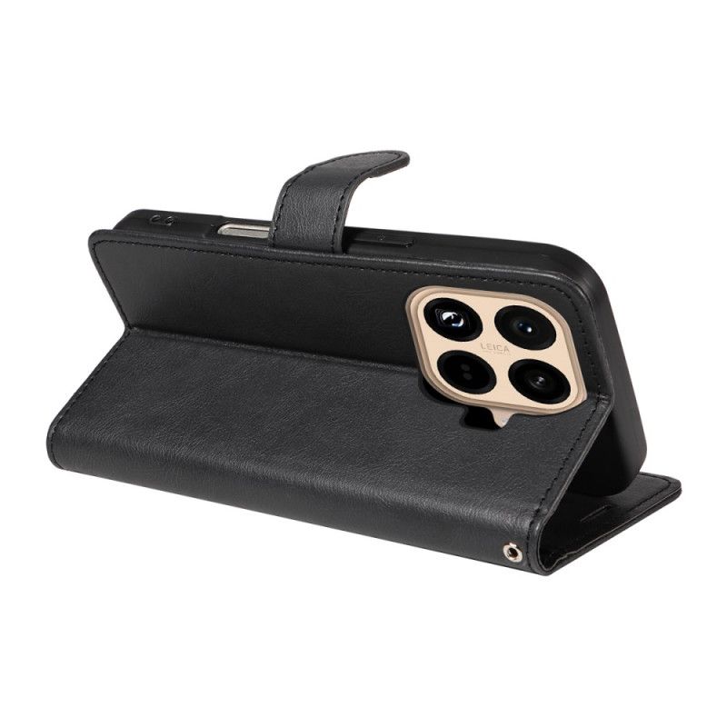 Peněženková Pouzdra Xiaomi 15t Pro Jednobarevná Umělá Kůže