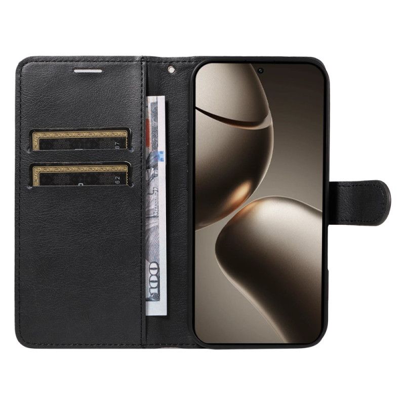 Peněženková Pouzdra Xiaomi 15t Pro Jednobarevná Umělá Kůže