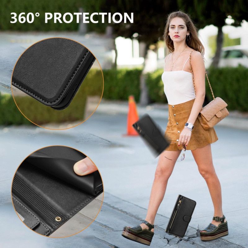 Peněženková Pouzdra Xiaomi 17 Kryty Na Mobil Multifunkční