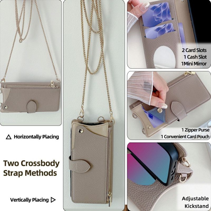 Peněženková Pouzdra Xiaomi 17 Pro Kryty Na Mobil Peněženka S Řetízkem