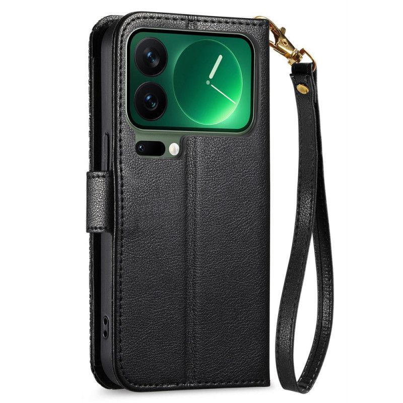 Peněženková Pouzdra Xiaomi 17 Pro Max Kryty Na Mobil Peněženka S Květinovým Vzorem