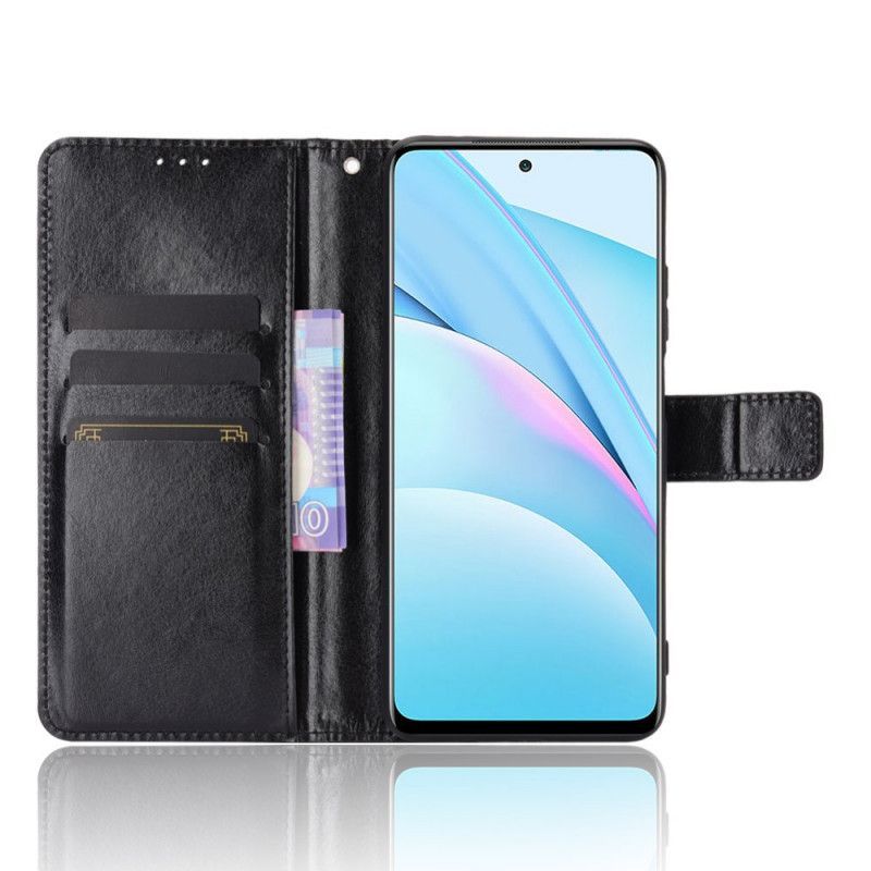 Peněženková Pouzdra Xiaomi Mi 10t Lite 5g / Redmi Note 9 Pro 5g Lesklá Imitace Kůže