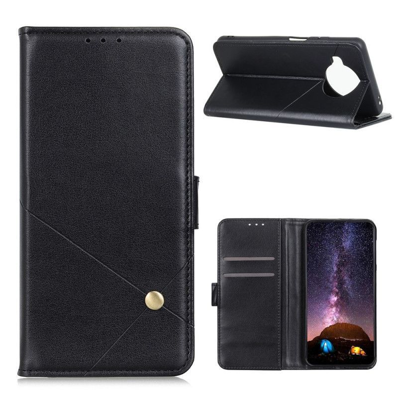 Peněženková Pouzdra Xiaomi Mi 10t Lite 5g / Redmi Note 9 Pro 5g Nýt X Provedení