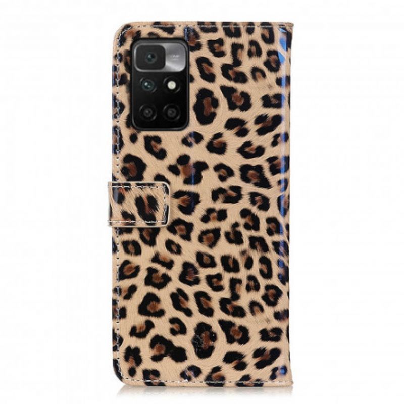Peněženková Pouzdra Xiaomi Redmi 10 Leopard