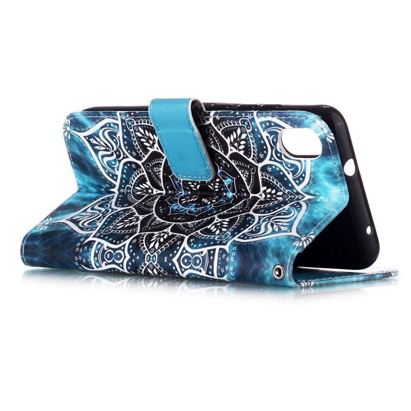 Peněženková Pouzdra Xiaomi Redmi 7a Černá Pásková Mandala
