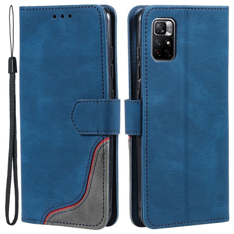 Peněženková Pouzdra Xiaomi Redmi Note 11 Pro / Note 11 Pro Plus Štípaná Kůže Na Dotek