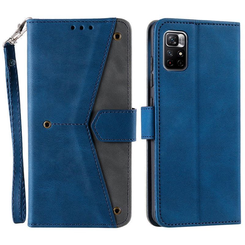 Peněženková Pouzdra Xiaomi Redmi Note 11 Pro / Note 11 Pro Plus Švy Na Dotek Kůže