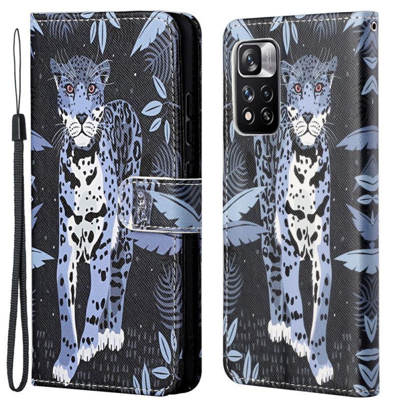Peněženková Pouzdra Xiaomi Redmi Note 11 Pro / Note 11 Pro Plus Tanga Leoparda