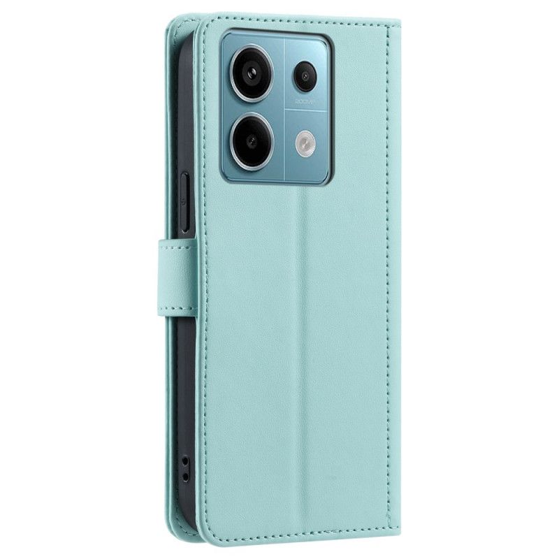 Peněženková Pouzdra Xiaomi Redmi Note 13 5g Kryty Na Mobil Polstrovaný Ramenní Popruh