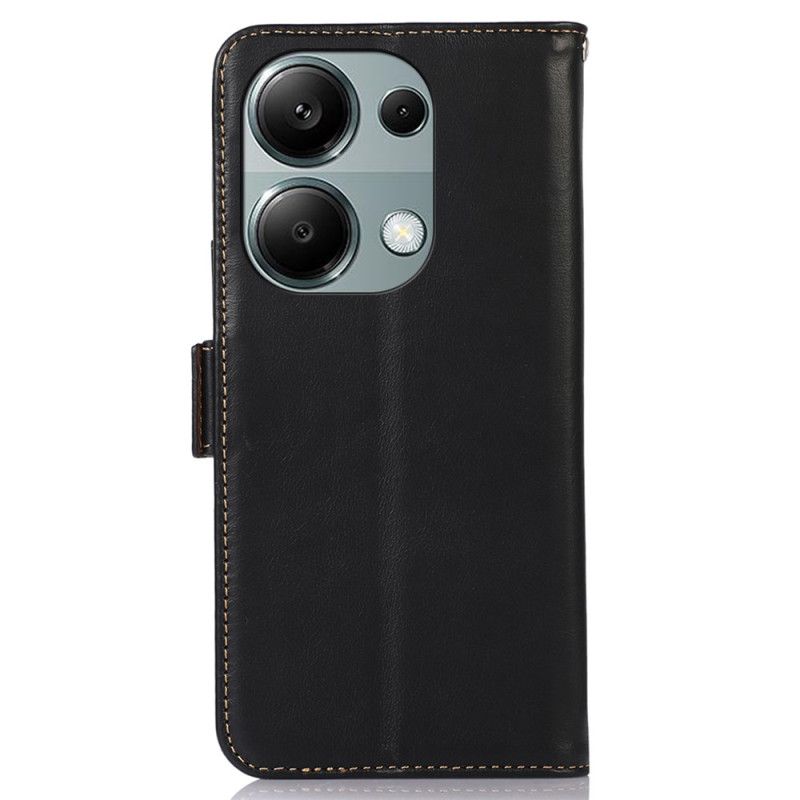 Peněženková Pouzdra Xiaomi Redmi Note 13 Pro 4g Kryty Na Mobil Blokování Rfid S Texturou Kůže