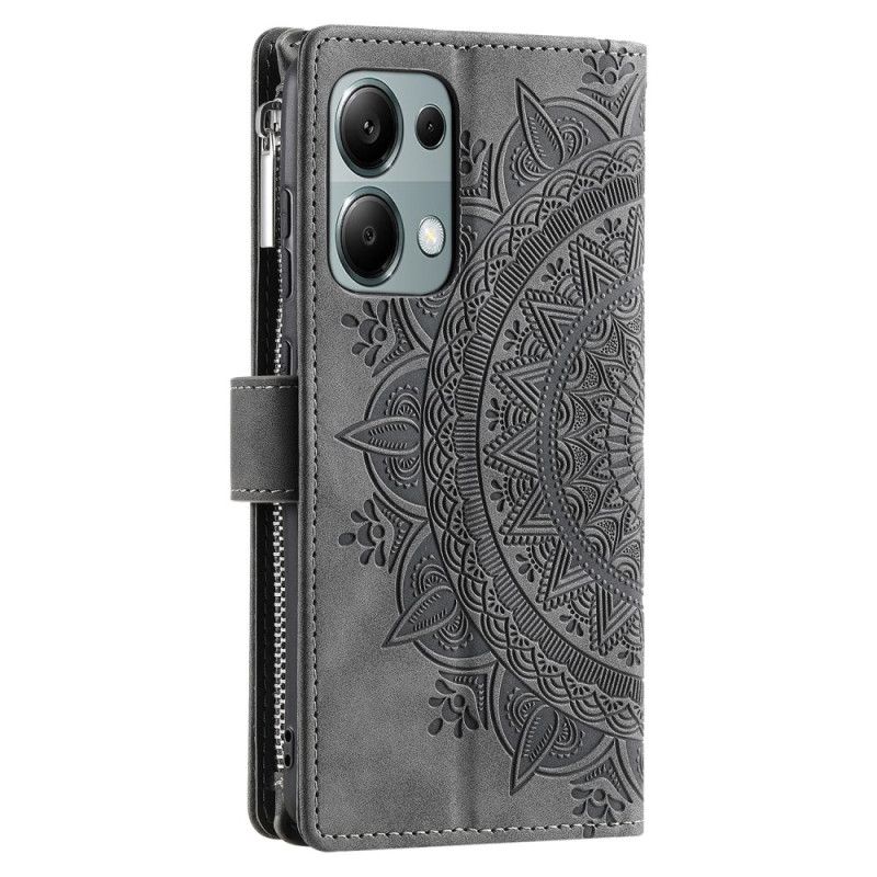 Peněženková Pouzdra Xiaomi Redmi Note 13 Pro 4g Kryty Na Mobil Efekt Mandala Kůže