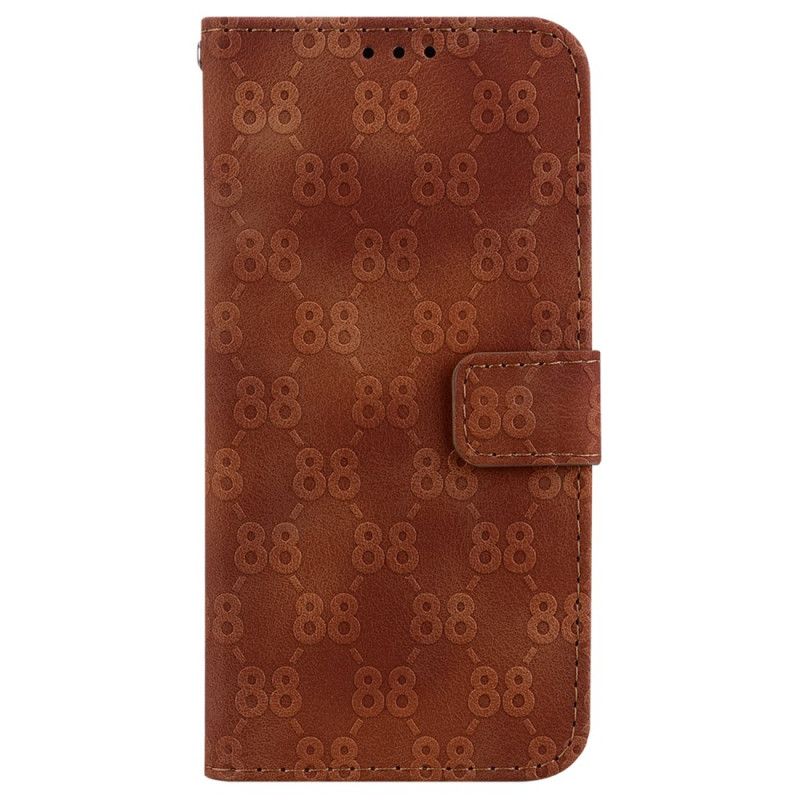 Peněženková Pouzdra Xiaomi Redmi Note 13 Pro Plus 5g Kryty Na Mobil Design 88 S Popruhem