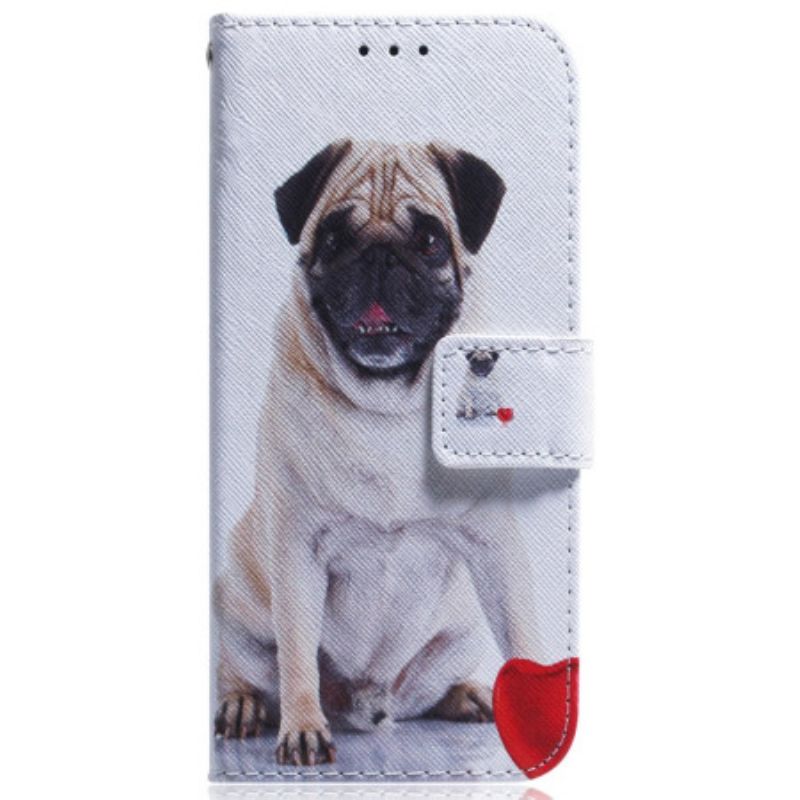 Peněženková Pouzdra Xiaomi Redmi Note 13 Pro Plus 5g Mops Pes