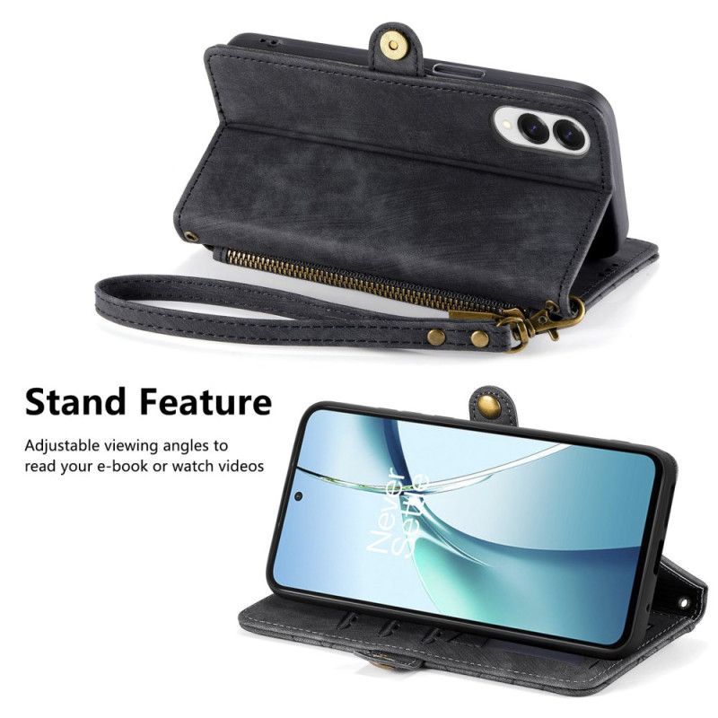 Peněženková Pouzdra Xiaomi Redmi Note 14 4g Geometrické Linie S Páskem