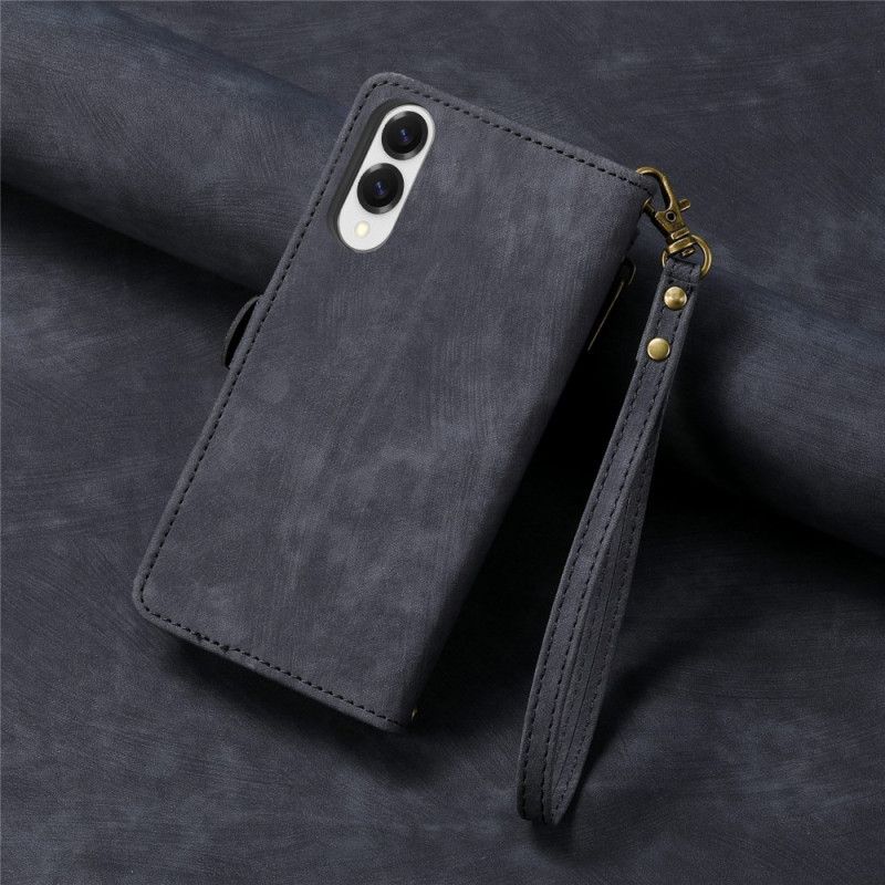Peněženková Pouzdra Xiaomi Redmi Note 14 4g Geometrické Linie S Páskem