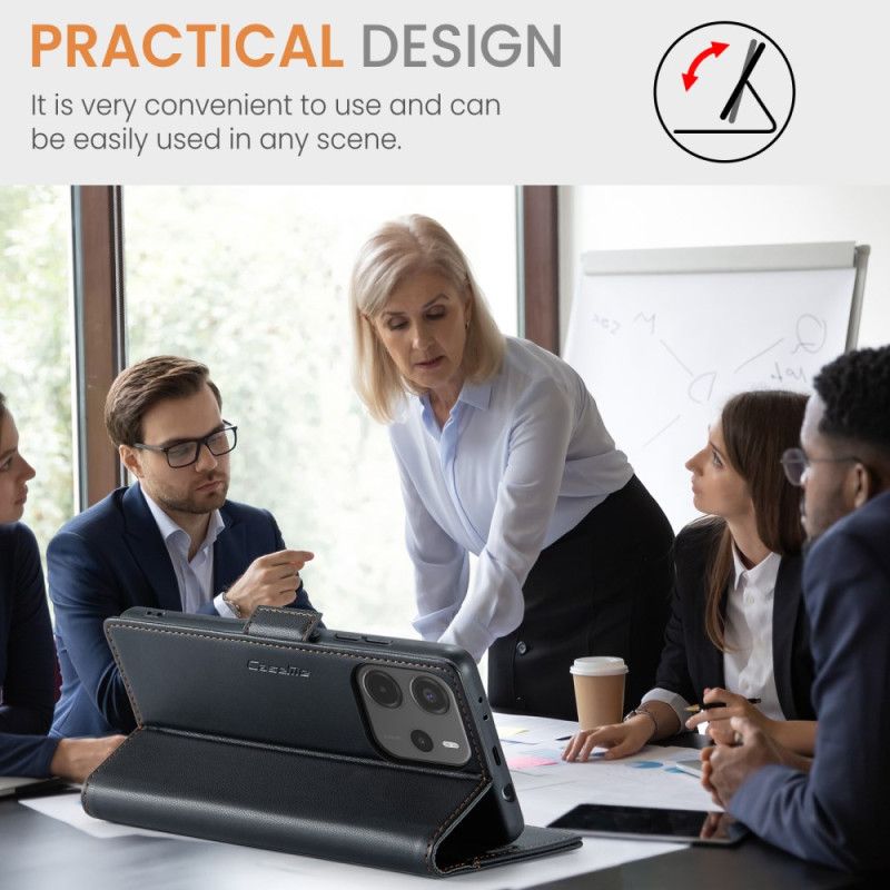 Peněženková Pouzdra Xiaomi Redmi Note 14 4g Kryty Na Mobil Rfid Technologie Blokování