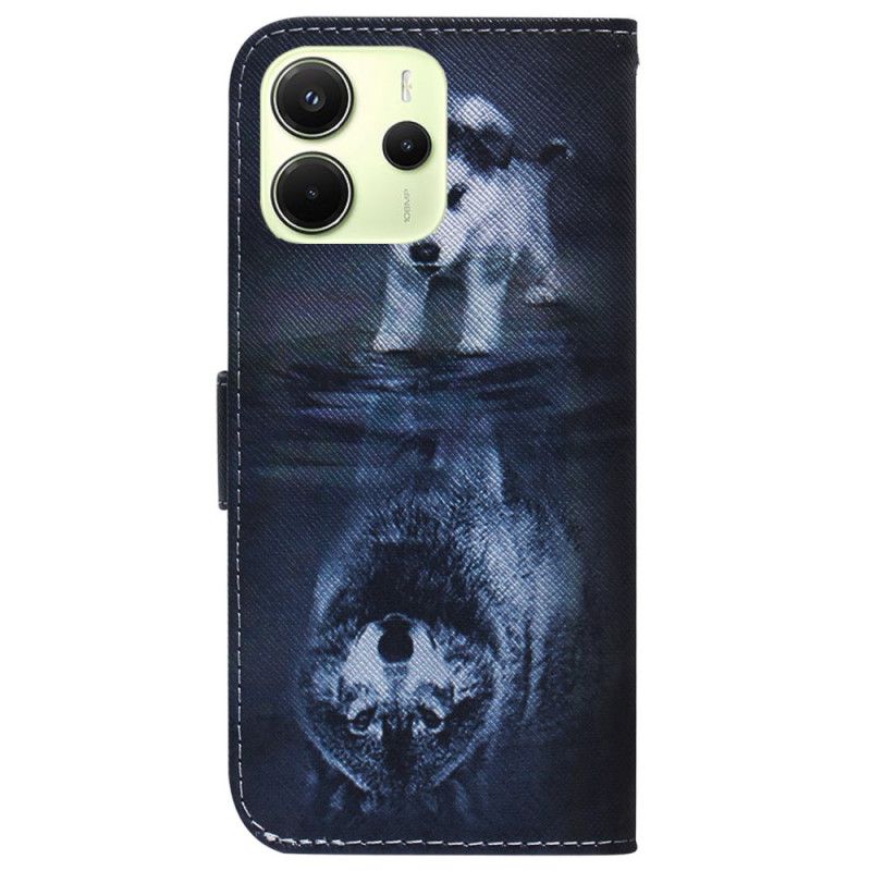 Peněženková Pouzdra Xiaomi Redmi Note 14 4g Kryty Na Mobil Štěněcí Sen