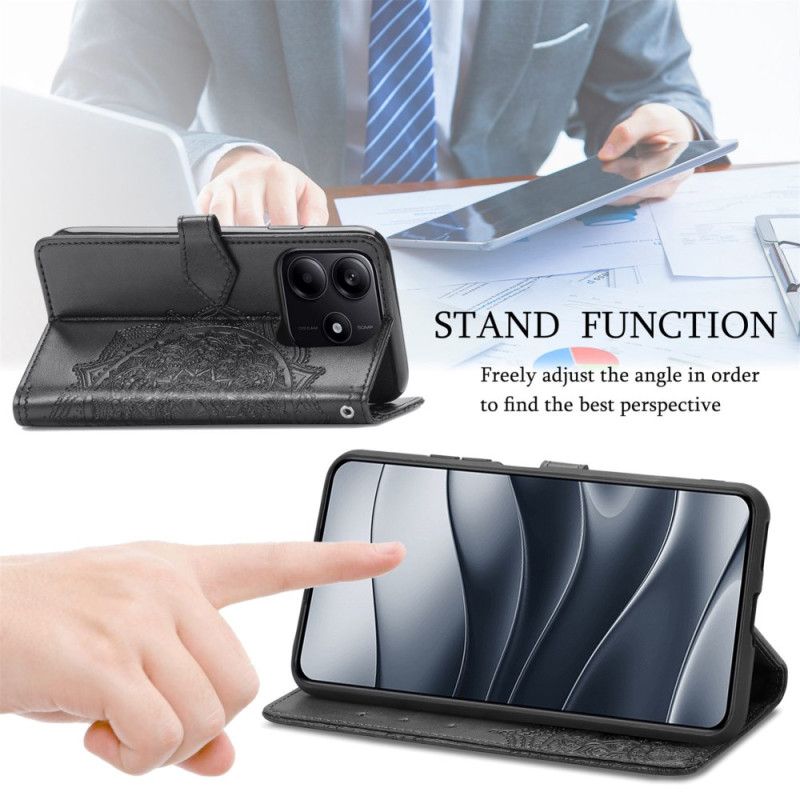 Peněženková Pouzdra Xiaomi Redmi Note 14 5g Barokní Mandala