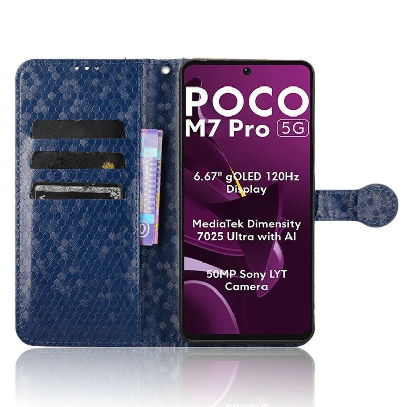 Peněženková Pouzdra Xiaomi Redmi Note 14 5g Kryty Na Mobil Lesklé Hroty S Šňůrkou