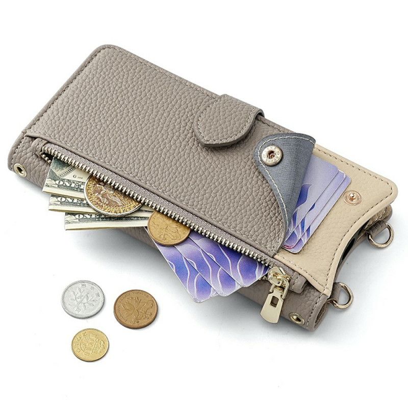 Peněženková Pouzdra Xiaomi Redmi Note 14 5g Kryty Na Mobil Se Stojánkem A Poutkem Na Zápěstí