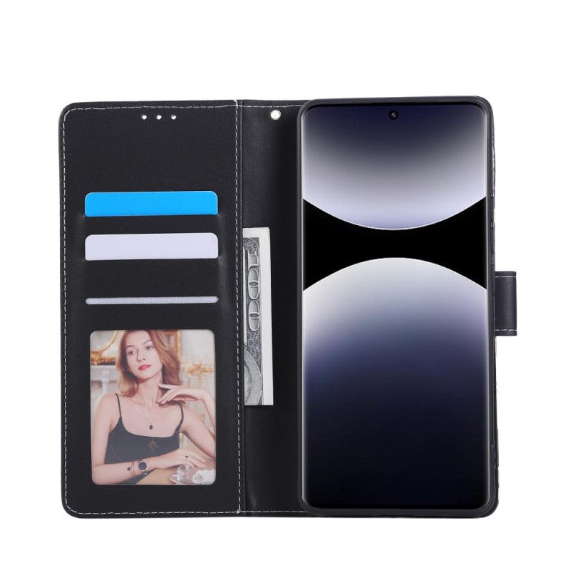 Peněženková Pouzdra Xiaomi Redmi Note 14 Pro 4g Kryty Na Mobil Mramorový Efekt