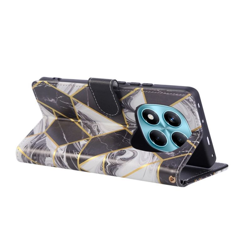 Peněženková Pouzdra Xiaomi Redmi Note 14 Pro 4g Kryty Na Mobil Mramorový Efekt