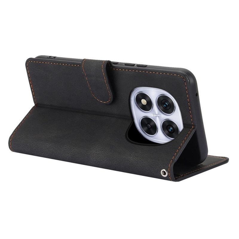 Peněženková Pouzdra Xiaomi Redmi Note 14 Pro 4g Kryty Na Mobil Semišový Efekt S Řemínkem