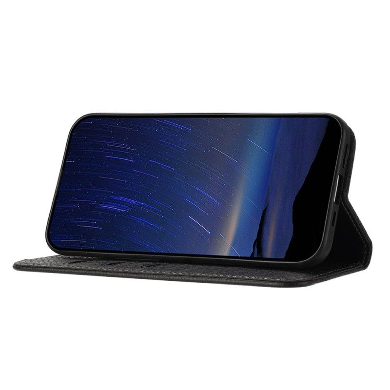 Peněženková Pouzdra Xiaomi Redmi Note 14 Pro 4g Kryty Na Mobil Tkaná Textura S Řemínkem