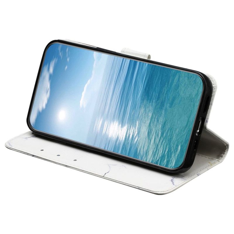 Peněženková Pouzdra Xiaomi Redmi Note 14 Pro 4g Kryty Na Mobil Vzor Bílého Mramoru