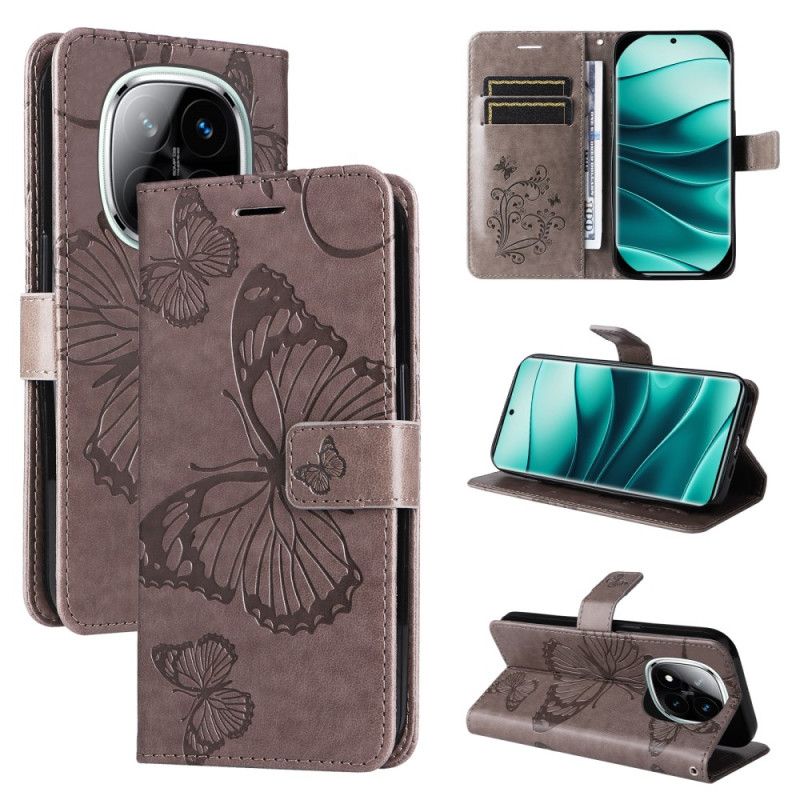 Peněženková Pouzdra Xiaomi Redmi Note 14 Pro 5g Obří Motýli