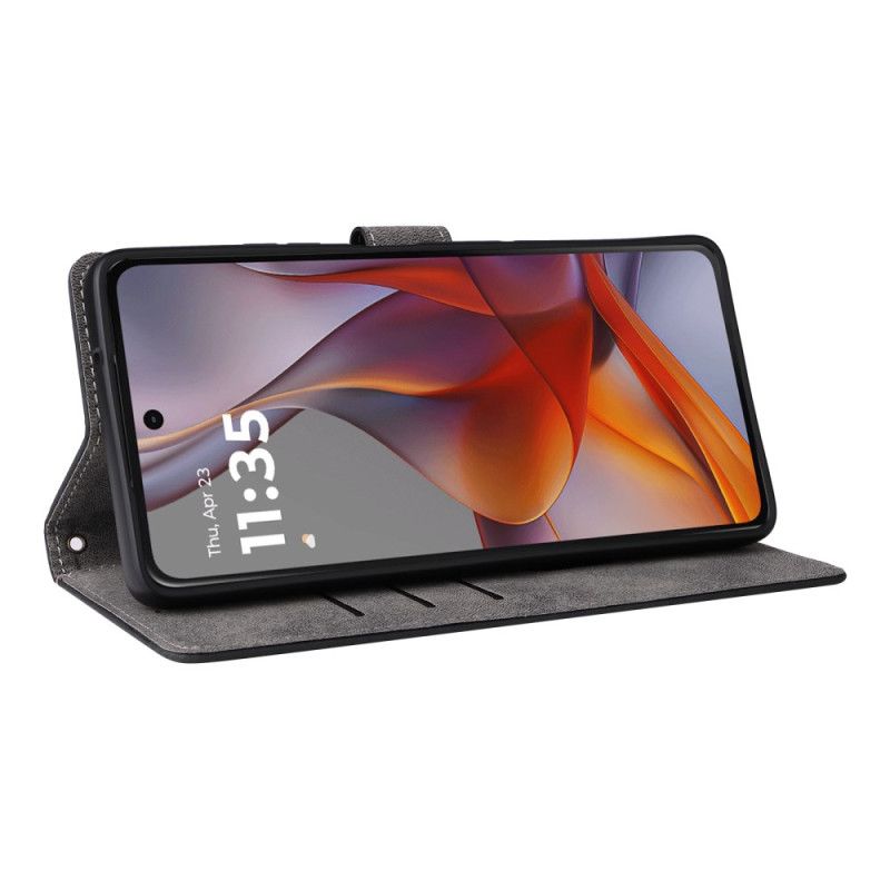 Peněženková Pouzdra Xiaomi Redmi Note 14 Pro 5g Semišová Varianta Řemínku